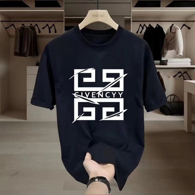 Men's Brand Logo Print T-Shirt - Streetwear Brand Graphic Designer recension och pris