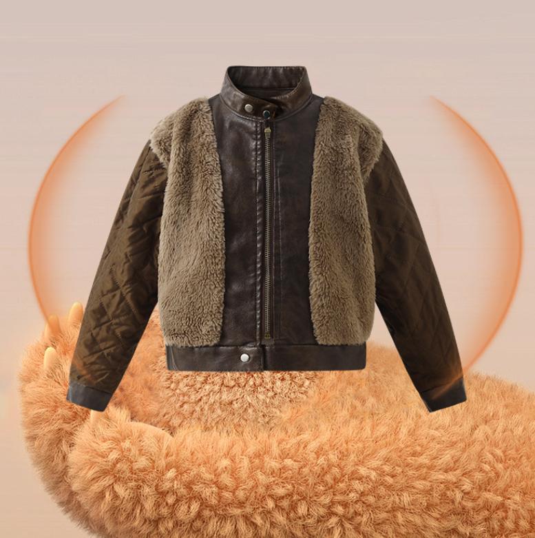 Boy Girls Retro Winter Fleece  - Streetwear Brand Photography recension och pris